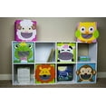 thumbnail image 3 of Cute Collapsible Storage Bins W/ View Window- Foldable Cubes - 11x11 in. Folding Box (Owl), 3 of 3