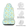 thumbnail image 4 of Wukai Duck Cartoon Full Set Car Seat Covers with Soft Padding Universal Auto Front Seats Protector and Cushion Mat, 4 of 5