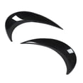 thumbnail image 3 of Headlight Eyebrow, Streamlined Design Carbon Fiber Color Headlamp Eyelid  For Cars, 3 of 8