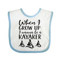 Inktastic Future Kayaker Boating Gift Kayaking Boys or Girls Baby Bib