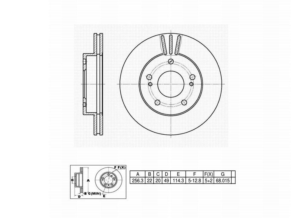 Winstop Brake Rotor, Front WS233183, Nissan 240SX 1998-1997