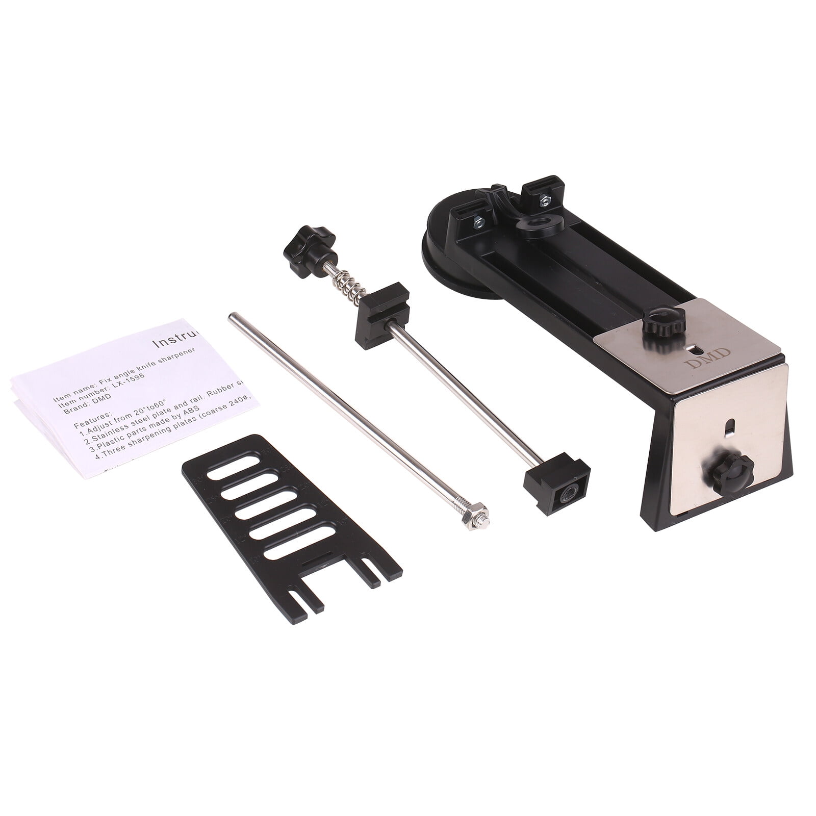 Sharpener Kit,4 Stones 120# Fine Medium Coarse Kit Knife Professional 1500# Knife Scissors Stones 120# 320# Coarse 4 Stones 320# 600# 1500# Medium Coarse 4 Knife Kit Knife Qinquan