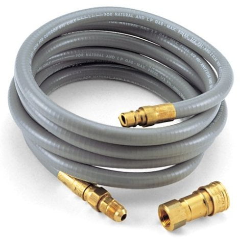 Larger Gas Grill 1/2"  Natural Gas Quick Disconnect Hose & Brass Fitting New 
