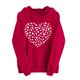 thumbnail image 4 of RKSTN Valentine's Day Hoodie for Women Oversized Valentines Heart Print Drawstring Hooded Sweatshirt Top Womens Casual Solid Plus Size Graphic Printed Loose Comfy Hood Fall Spring Clothes, 4 of 6