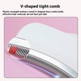 thumbnail image 4 of Zoowhale Cat Hair Thinner, All Purpose Curved Hairs Removal Comb, Reusable Cleaning Cat Supplies (green, Large), 4 of 7