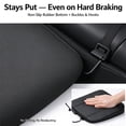 thumbnail image 5 of Floleo Sloped Car Seat Cushion 16.1x14.1 in with High Resilience Foam, Full Leather Breathable Driver Seat Pad for All Season Comfort and Support, 5 of 8