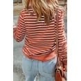thumbnail image 3 of a.Jesdani Haut Rayé Rouge Vif - Chic, Confortable et Stylé!, 3 of 8