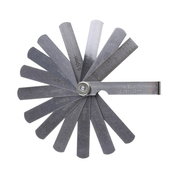 Stainless Steel Feeler Gauge Thickness Gauge Fitting for Measuring for Gap Width/Thickness Accurate Clear Scale Feeler G