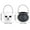 Type A+B, variant on Deago 12 Pcs Halloween Candy Holder Skull Mini Buckets Novelty Plastic Black Cauldron Halloween Witches Cauldron Kettle Party Favors for Halloween Party Decor