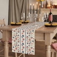 thumbnail image 2 of Table Runners 90 Inches Long Dress Scarves, Independence Day Farmhouse Coffee/Dining/Kitchen Table Runner for Living Room, 4th of July Red Blue Stripes Star Burlap 13x90 Inch, 2 of 9