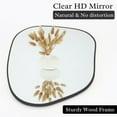 thumbnail image 3 of Irregular Wall Mirror Asymmetrical Mirror 27"L x 19"W - Black, 3 of 5