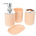 thumbnail image 3 of Phenofice Bathroom Accessories Set Beige Electroplated Finish 6.7x2.6in Stylish and Bath Hardware, 3 of 7