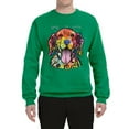 thumbnail image 2 of Wild Bobby Dean Russo Golden Retriever Is Love Dog Is Love Dog Lover Unisex Crewneck Graphic Sweatshirt, Kelly, XX-Large, 2 of 5