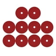 thumbnail image 1 of Dickly 10 Pieces Tree Weeding Barrier Mats Garden Weeding Barriers Portable Plant Cover red, 1 of 8