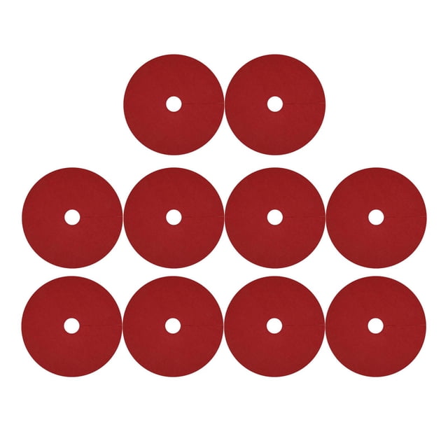 Almencla 10 Pieces Tree Weeding Barrier Mats Garden Weeding Barriers for Garden Grass red