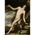 thumbnail image 2 of Jusepe de Ribera 18x24 Black Ornate Framed Double Matted Museum Art Print Titled: Saint Sebastian (1652), 2 of 5