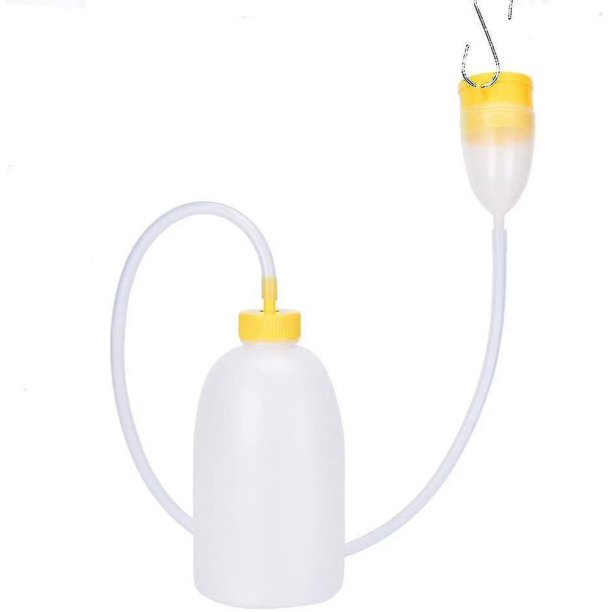 1 juego de botella de orina masculina con recipiente para orina Botella de orina con cubo de orina A