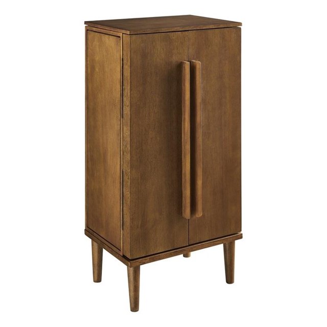 Armoire à Bijoux Rectangulaire Pemberley Row en MDF Brun à Rabat 38 Po H Non Assemblée