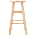 thumbnail image 4 of Winsome Wood Pacey 24" Counter Stools, Set of 2, Natural, 4 of 5