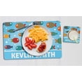 thumbnail image 4 of Printtoo Fish Print Personaized Gift For Kids Placemat & Coaster Set For Girls,Boys Gift,Christmas Gift-11x17 Inch, 4 of 6