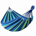 thumbnail image 1 of Double Brazilian Hammock for 2, Extra Large Cotton, 260 x 150 cm, 300 kg Capacity, 1 of 5
