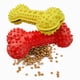 thumbnail image 2 of Juguete alimentador para perros, 2 piezas de hueso de goma para mascotas, hueso para perros, juguete de comida para fugas, juguete de hueso de goma para perros, confiable y duradero, 2 of 8