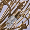 thumbnail image 4 of Allegri 040377-Fr001 Tulipani 8 Light 38" Wide Crystal Empire Chandelier - Winter Brass, 4 of 7