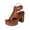 Brown, variant on Women Platform Thong Ankle Strap Chunky Heel Sandals Comfortable Footwear For Party Casual Outdoor Daily Activities