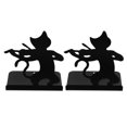 thumbnail image 2 of EeaseCA 1 Pair Cat Shape Book Holder Creative Bookend Book Organizer for Home Office, 2 of 8