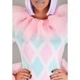 thumbnail image 4 of Women's Pastel Diamond Clown Costume, 4 of 6