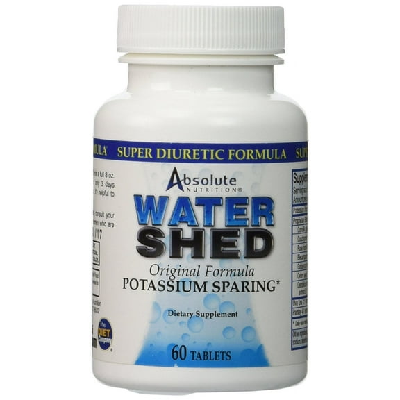 Absolute Watershed Diuretic Capsules 60ct – Herbal Formula with Dandelion, Uva Ursi & Juniper – Supports Water Weight, Bloating Relief & Gentle Detox – Daily Cleanse for Men & Women