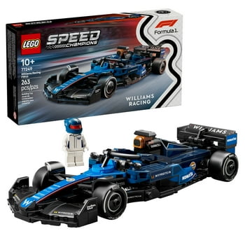LEGO Speed Champions Williams Racing FW46 F1 Race Car Toys - Building Set For Kids, Boys & Girls, Ages 10  - Toy Cars for F1 Fans - Gift Ideas for Birthdays - 77249