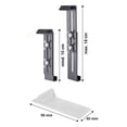 thumbnail image 7 of Window Box Holder without Drilling-4pcs Invisible Window Sill Flower Box Holder, 7 of 7