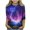 Purple, variant on LWFFDAW 3/4 Sleeve Shirts for Toddler Boys Girls 2025 Trendy Colorful Glitter Graphic Tees Casual Crewneck Tunic Blouses Kids Clothes Size 3-12