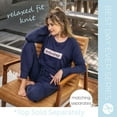 thumbnail image 2 of Hello Mello Best Day Ever Lounge Jooggers Lightweight Pajama Pants, Indoorsy (Women's), 2 of 10
