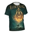 thumbnail image 3 of Unisex 3D Print Elden Ring T Shirts Graphic Design Casual Summer Short Sleeve Fashion Tees Shirt for Men Women, 3 of 8