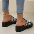 thumbnail image 4 of Women's Chunky Platform Flats Wedge Sandals Fashion Open Toe Non Slip Slides Beach Outdoor Versatile Shoes (Camouflage,41), 4 of 5