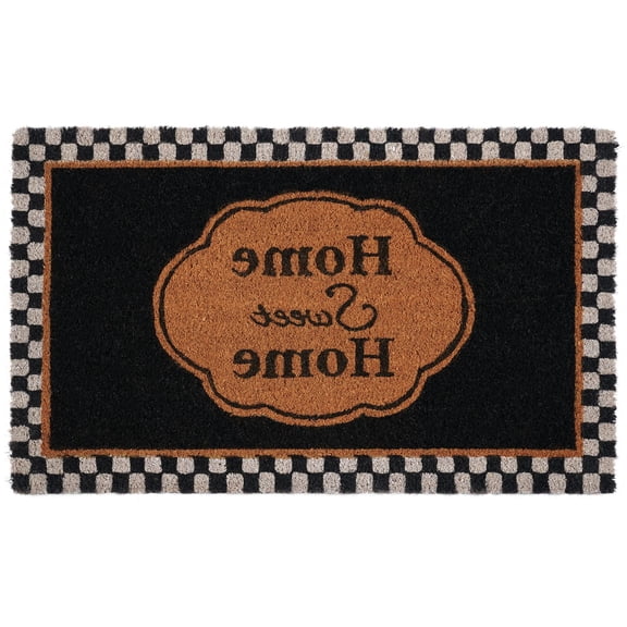Traditional Elegance Printed Coir Door Mat 18x30 - Sweet Home