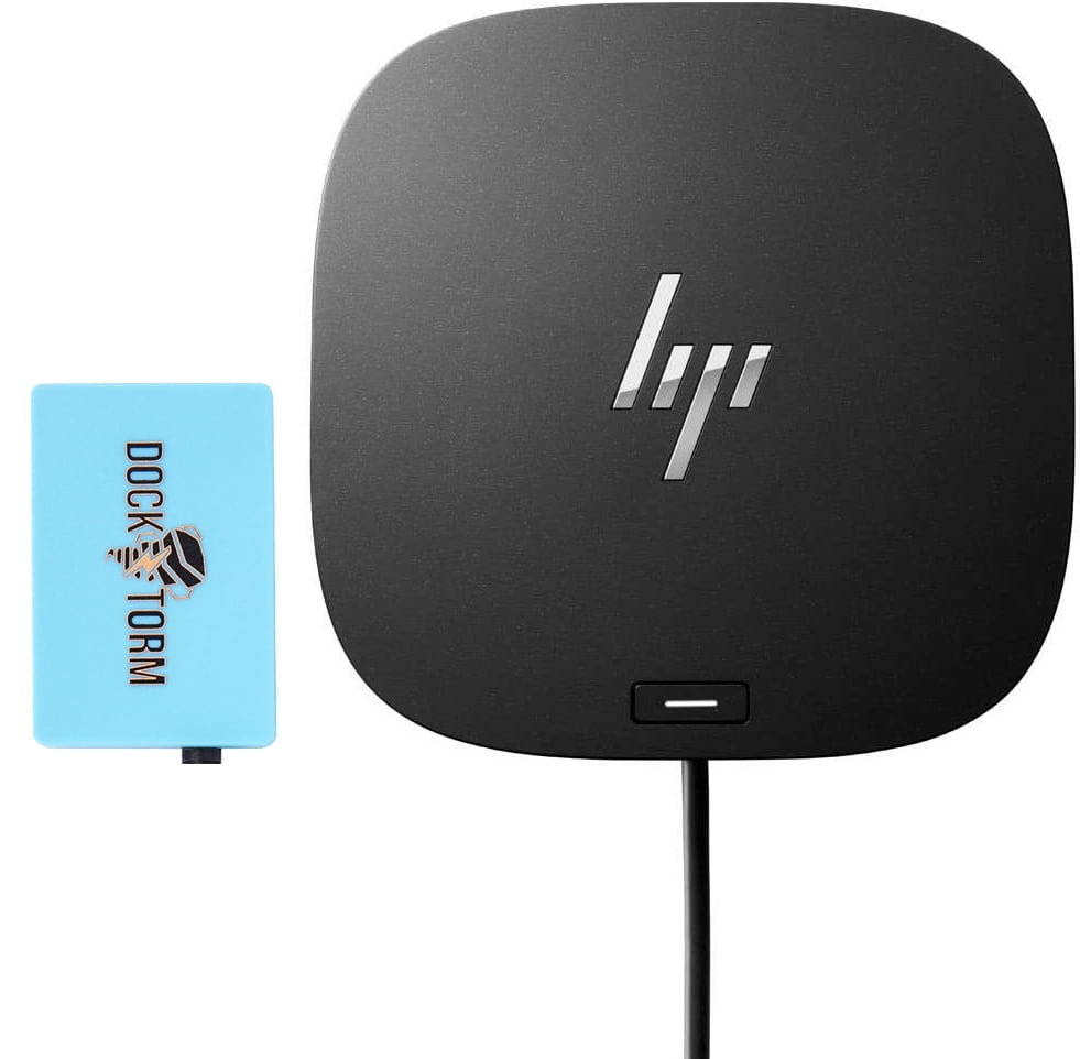 nedbryder rent via HP USB-C/A Universal Dock G2 Bundle with Docztorm USB Hub (8 in 1 Universal  USB-C Adapter for Thunderbolt-Enabled Laptops, Notebooks and PCs - Single  Cable for Charging, Networking or Data Transfers) -