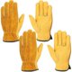 thumbnail image 1 of Leather Work Gloves, Heavy Duty Waterproof Gloves, Suitable For Construction, 1 of 5