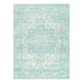 thumbnail image 2 of Unique Loom Richmond Collection Area Rug - Medallion (9' x 12' 2" Rectangle Aqua/Ivory), 2 of 6