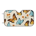 thumbnail image 7 of Fotbe Butterflies Car Windshield Sunshade | Sun Visor Protector Front Window Shade, Keeps Out UV Rays, Keeps Your Vehicle Cool-Medium, 7 of 7