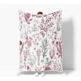 thumbnail image 3 of Spring Floral Throw Blanket, Pink and White Watercolor Floral Throw Blanket for Couch, Farmhouse FlowersSoft and Warm Throw Blanket for Women Girls White, 3 of 3
