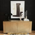 thumbnail image 3 of Butler Specialty Company Francois 70.5"W Leather Buffet/Sideboard - Gold, 3 of 4