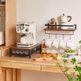 thumbnail image 2 of Coffee Pod Drawer Holder Rustic Brown 40 Pods Nespresso Compatible Home Kitchen Counter Organizer, 2 of 9