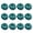Blue, variant on Happydeer 12Pcs Artificial Pumpkins Lightweight Durable Foam Pumpkins for Fall Wedding Thanksgiving Halloween Decor (Black)
