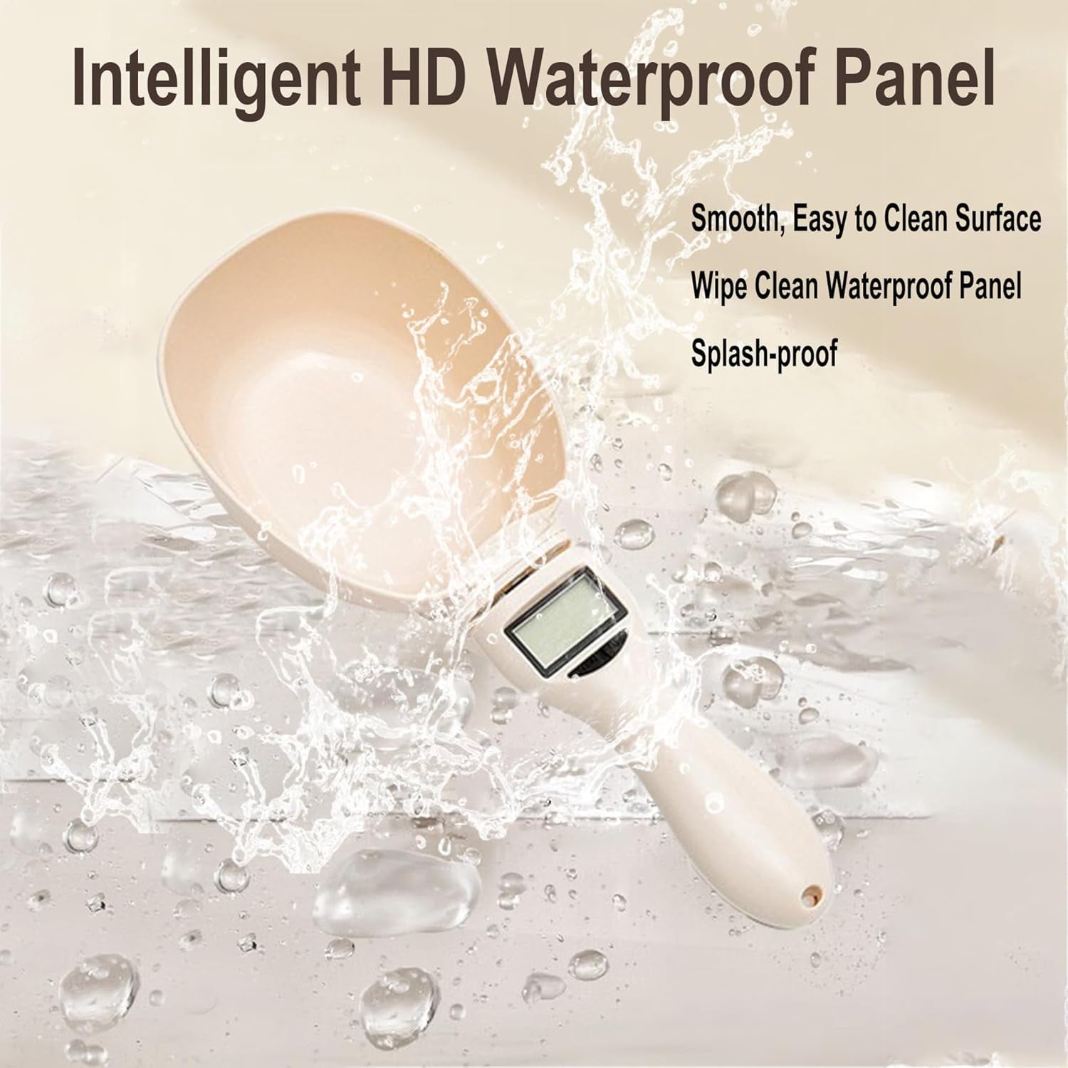 Electronic Measuring Spoon with Conversion, Digital Smart Detachable Spoon with LCD Display for Kitchen, Baking, Coffee & Pet Food