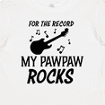 thumbnail image 4 of Inktastic For the Record My Pawpaw Rocks Boys or Girls Baby T-Shirt, 4 of 5