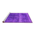 thumbnail image 2 of Ahgly Company Machine Washable Indoor Rectangle Oriental Pink Industrial Area Rugs, 5' x 8', 2 of 4