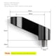 thumbnail image 3 of Adaptador de espejo retrovisor de motocicleta [negro] ANGGREK  Otros, 3 of 7